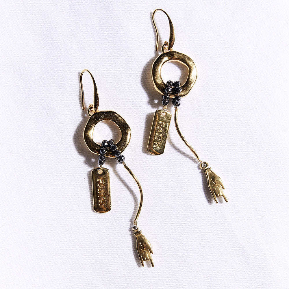 Faith Hand Charm Hoops(1) copy Faith Hand Charm Hoops(1) copy