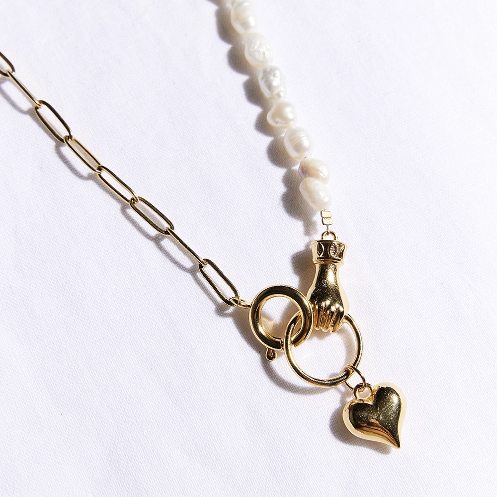 Lustrous Heart Necklace copy Lustrous Heart Necklace copy
