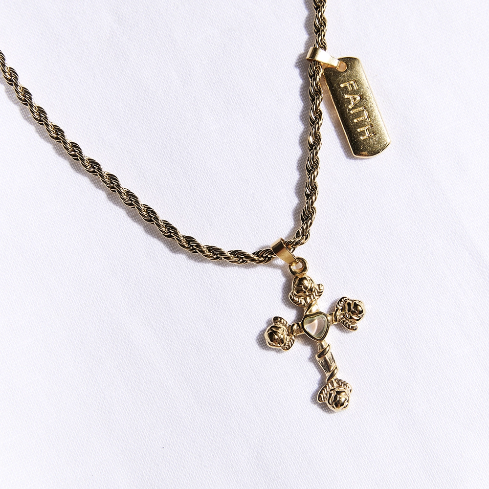 Rosy Cross Stone Necklace(1) copy Rosy Cross Stone Necklace(1) copy
