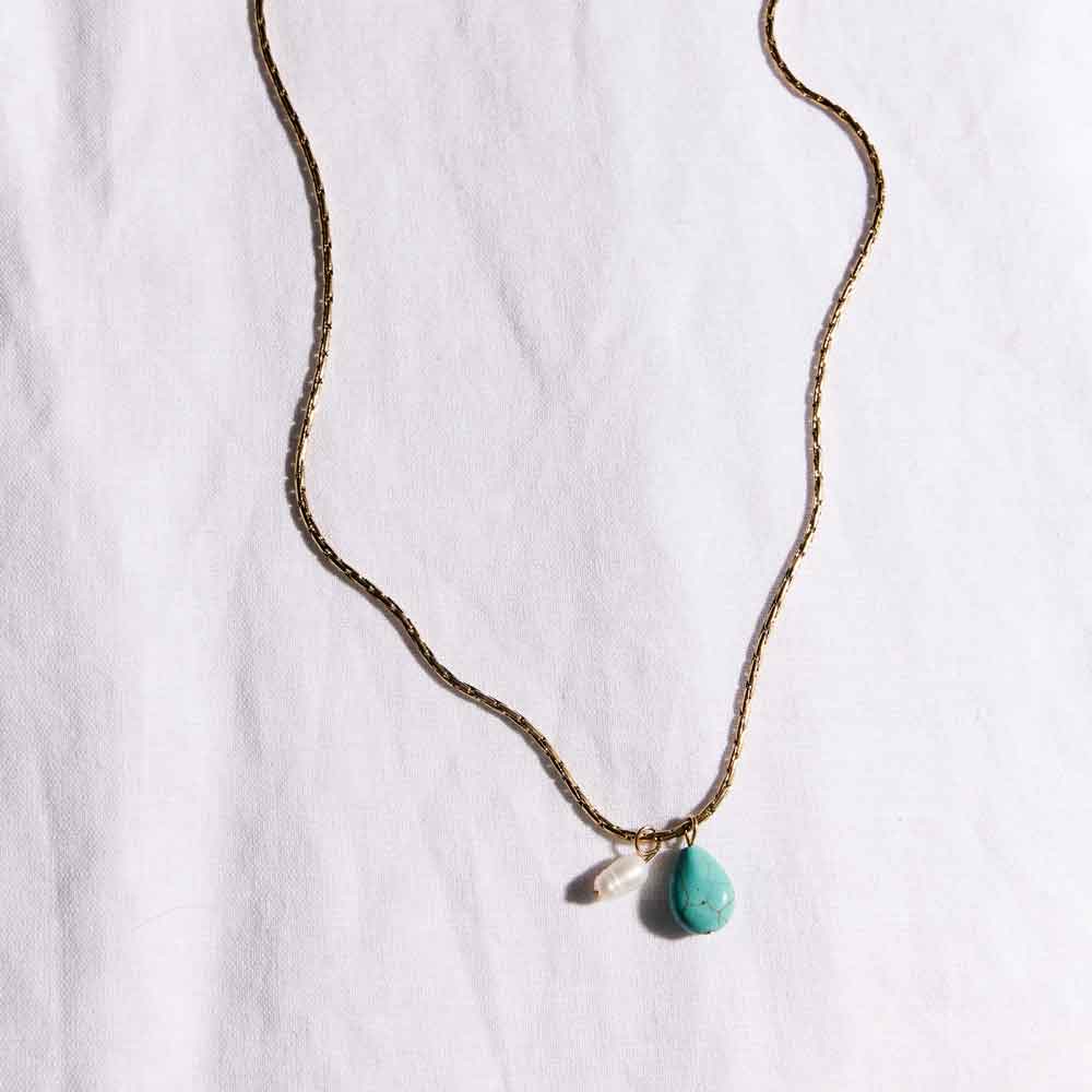 Turquoise Wave Necklace Turquoise Wave Necklace